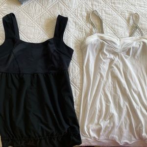 Lululemon tanks size 4